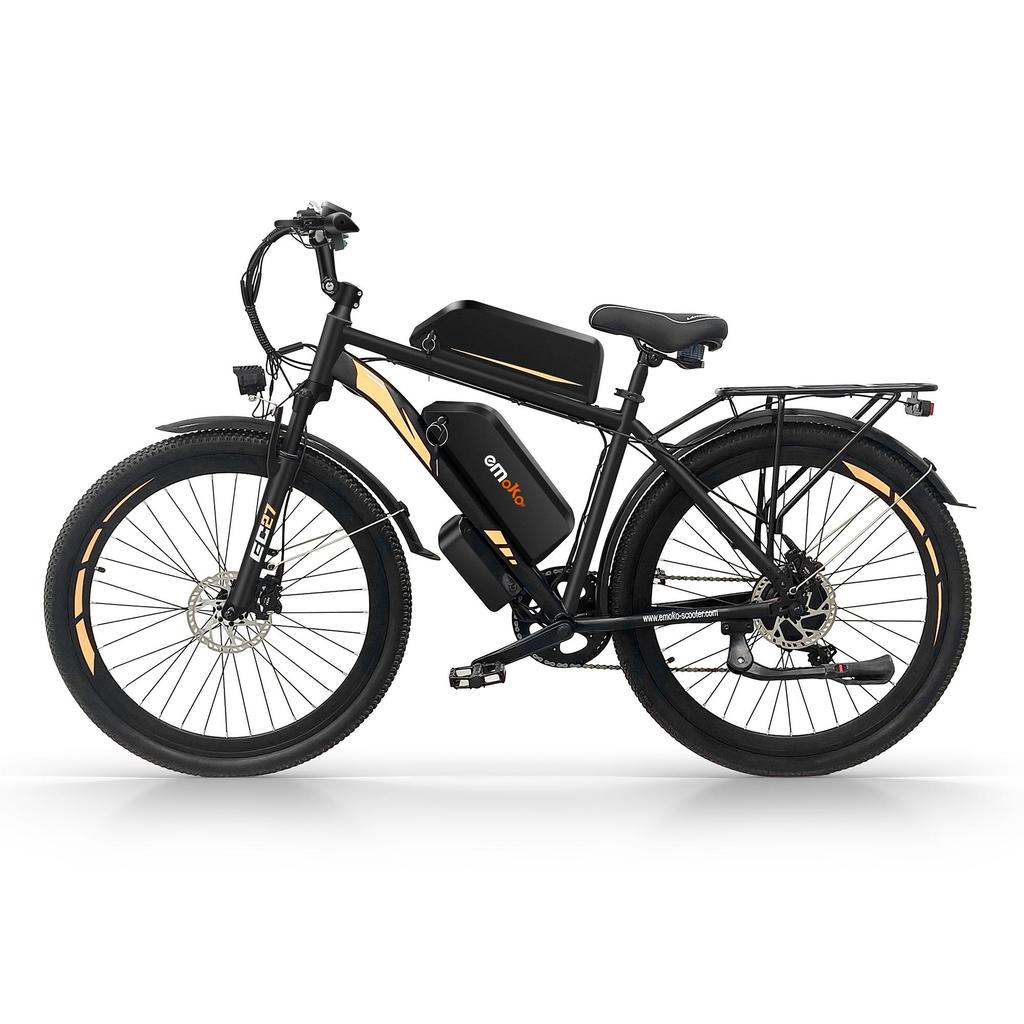 EMOKO EC27 20*25ah dual-battery electric bicycle for city delivery and freight,27.5",500W,front and rear hydraulic brakes,maximum range of 150-180km.