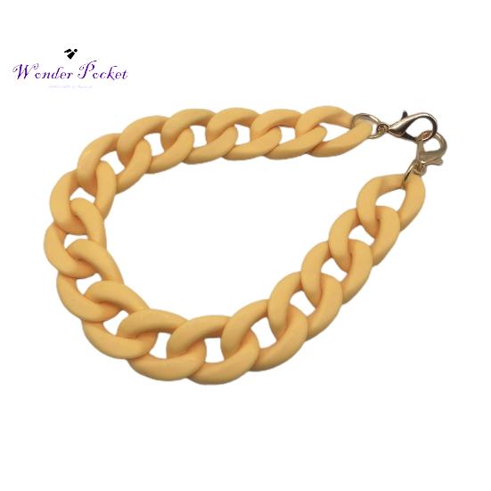 60 СМ Матовая Акриловая Сверхмощная Сумка Ремешок-Цепочка с Застежкой-Крючком Сумка Через Плечо Сумка Сумка