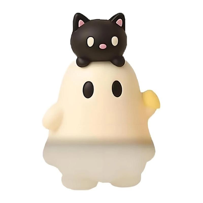 Ghostees Mystery Phone Buddy Halloween Ghost Phone Accessories Stick-on Cute Car Decor Rearview Mirror Dashboard Decorations