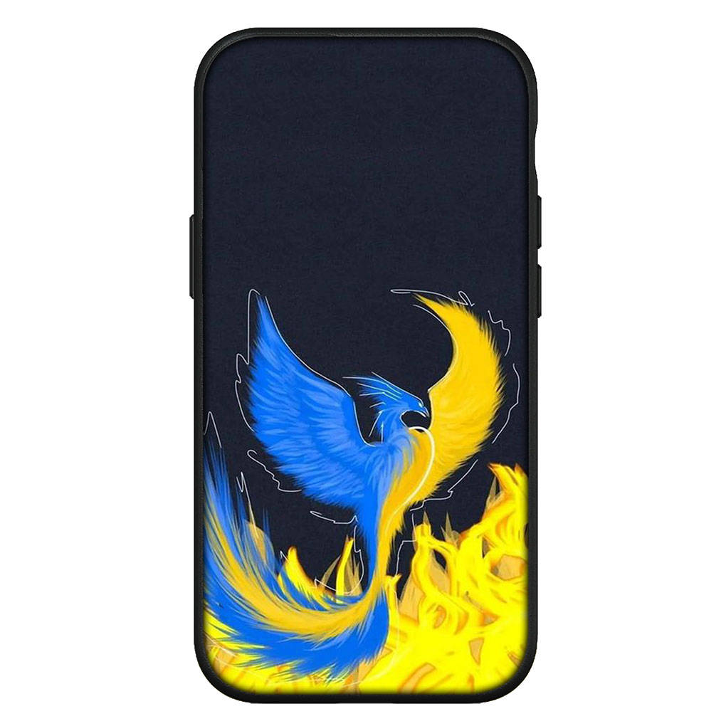 Для Samsung Galaxy S24 S23 iPhone 16 15 14 Xiaomi Redmi Note 13 12 11 10 Plus 9 Pro Max X XR Чехол для телефона Подсолнух Украина Флаг Карта Цветок OPPO Huawei