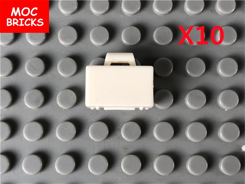 Нетоксичные кубики Moc Город Ужасов Золотой Серебряный Пистолет для Денег Монеты Мешок с Долларами Портфель Фигурка 4 см Аксессуары Полиции Строительный Блок Детские Игрушки