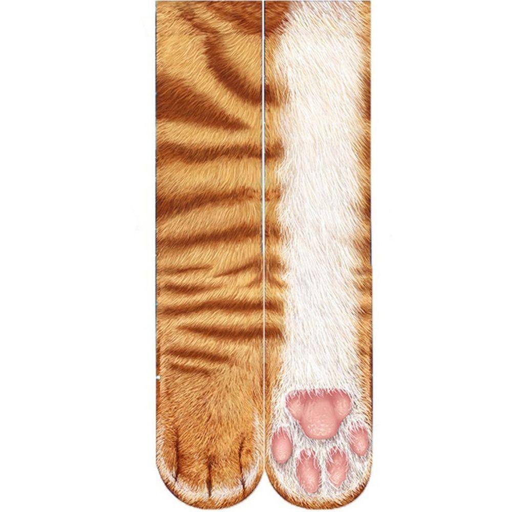 Funny Socks Printing Leopard Cotton Hosiery Tube Socks 3D Print Animals Sock Men Socks Women Socks