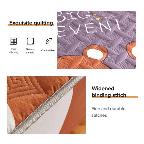 Хлопковая толстая стеганая простыня на подкладке, антибактериальный Нескользящий наматрасник, зимний теплый утепленный простынь, наматрасник, топпер без наволочек