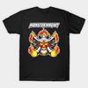 Мужская черная футболка с принтом Monster Magnet - God Says No Печать на трансферной бумаге без вырезания Хлопковая футболка