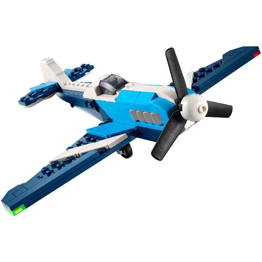 Конструктор LEGO Creator Аэроплан-гонщик для детей от 7 до 9 лет, включает самолет и дирижабль, 31160