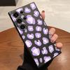 Чехол с принтом фиолетового леопарда для Samsung Galaxy S25 S24 Ultra S23 S22 S21 S20 FE Plus, мягкий защитный чехол из ТПУ