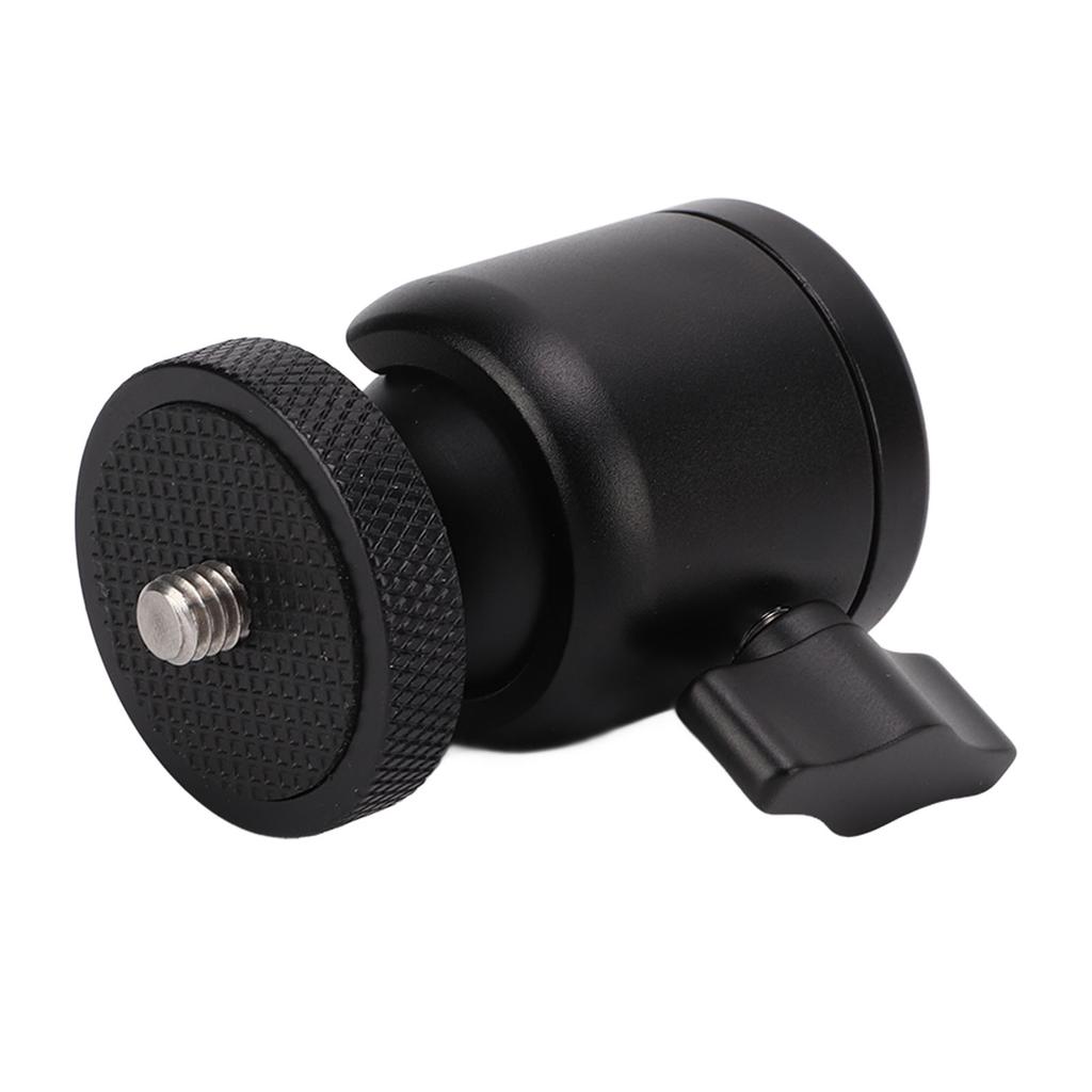 Camera Mount Tripod Head Adapter 360 Degree Swivel Top 1 4in Screw for SLR Mirrorless Camera Photography