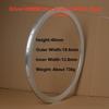1Pc/2 Pcs 700C Road Bicycle Rim Double Layer Aluminum Alloy 40MM Height Fat Ring 20/24 Hole Silver Can Be Customized