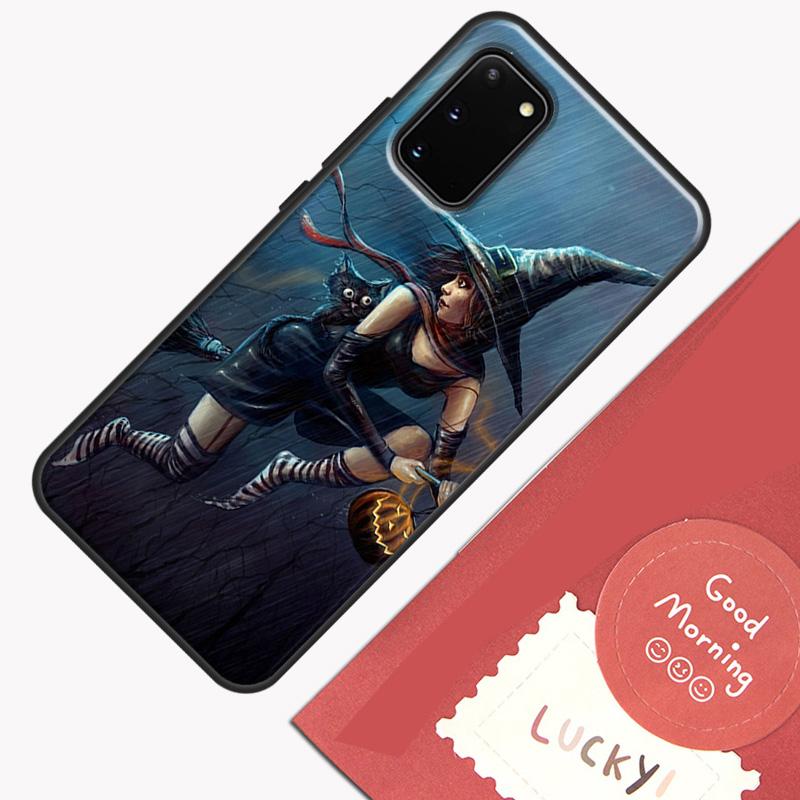 Чехол для телефона Ужасы Лунной Ведьмы для Samsung Galaxy S25 S26 Ultra S20 S21 S22 S23 S24 Plus S9 S10 S25 FE Защитный корпус