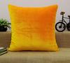 Индийская наволочка сплошной оранжевый домашний декор декоративная подушка бархатный чехол-выберите
