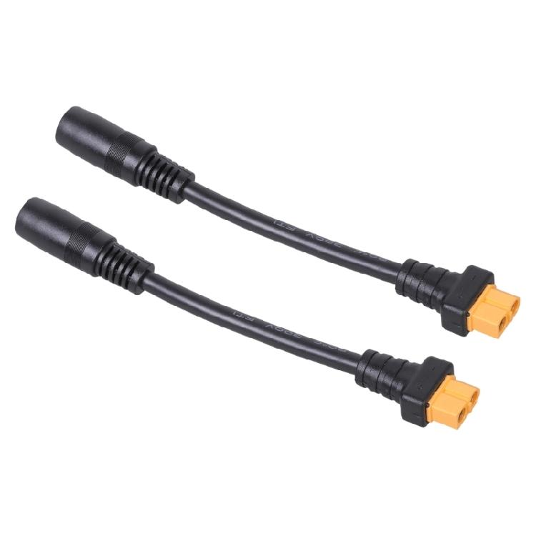 Преобразователи XT60 DC8020 Провода 14AWG 20А Передача энергии Для солнечных зарядных устройств Портативные блоки питания