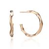 ELLE Jewelry 14K Wave Earrings (Gold Pin) ELGPEE299