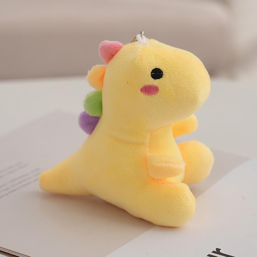12cm Cute Dinosaur Plush Doll Toys Pendant Bag Accessories Keychain Pendant Bag Car Pendant Children's Gifts