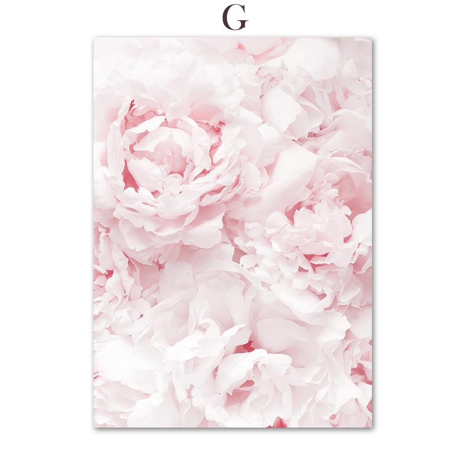 Розовый пион, озеро, велосипед, дерево, восход солнца, цветочный настенный художественный холст, картина, плакаты на скандинавскую тему и принты, настенные панно для декора гостиной