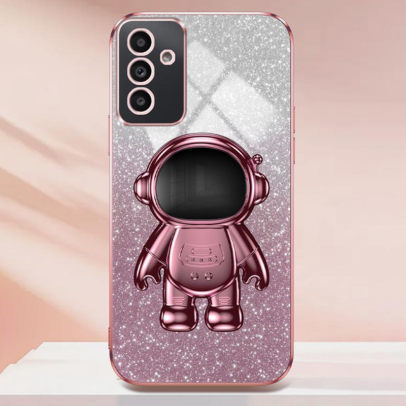 Astronaut Kickstand Cover for Samsung Galaxy A35 5G Case PC+TPU Anti-scratch Phone Shell