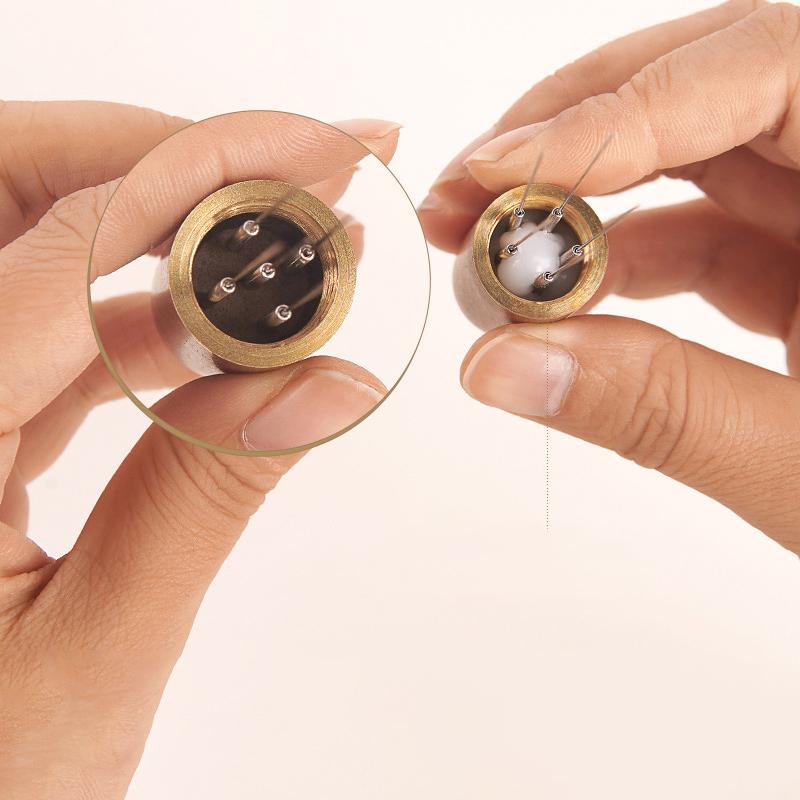 Espresso Coffee Stirrer Coffee Powder Stirrer Needle Distributor Coffee Stirring Tool Wood Handle Barista Hand Distribution Tool