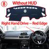 Dashboard Cover for Mazda 3 M3 Axela 2014-2018 Car Dashboard Cover Dash Board Mat Carpet Pad Sunshade Cape Cushion