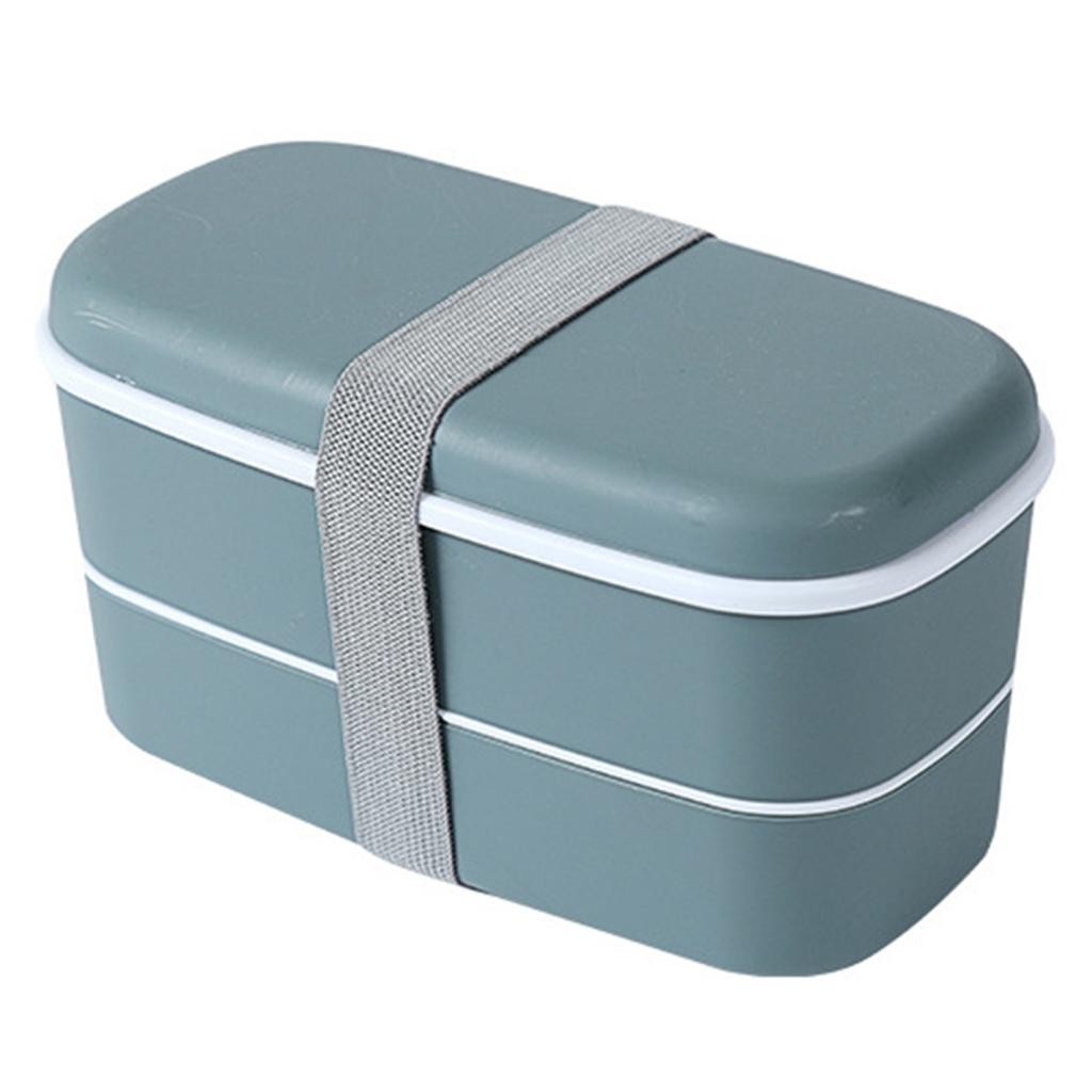 1 Set Bento Box Heat Resistant Leakproof Plastic Sushi Dessert Food Storage Box