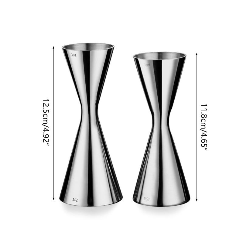 Measuring Cups Cocktail Jigger Cocktail Shaker Stainless Steel Liquid Mini Espresso Shot Glass Kitchen Bar Accessories