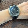 Б/у CASIO OCEANUS Черный циферблат Кожаный ремешок В отличном состоянии