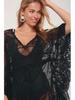 European & American Lace Bikini Cover-Up: Hollow Design, Sun Protection, Beach Vacation Wear