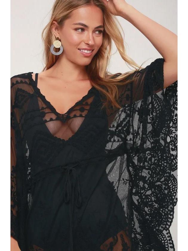 European & American Lace Bikini Cover-Up: Hollow Design, Sun Protection, Beach Vacation Wear