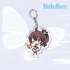 Аниме игры Hololive акриловый брелок металлическое кольцо автомобильная сумка украшение для ключей аксессуар подарок аниме подарки кулон