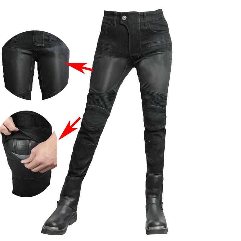 Мотоциклетные Штаны Pantalon Moto Jeans PK719 Женские Джинсы Boyfriend для Мотоцикла Отдыха Женские Джинсы Для Езды Джинсы с Высокой Талией Штаны для Езды