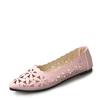 Summer Women Flat Shoes Soft Casual Loafers Female Ballet Flats Sweet Cut Out Suede Slip On Moccasins Breathable Ladies Footwear