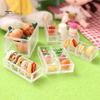 Mini Storage Box Durable DIY Accurate Reduction 1/12 Dollhouse Miniature Candy Case Accessories Shooting Props