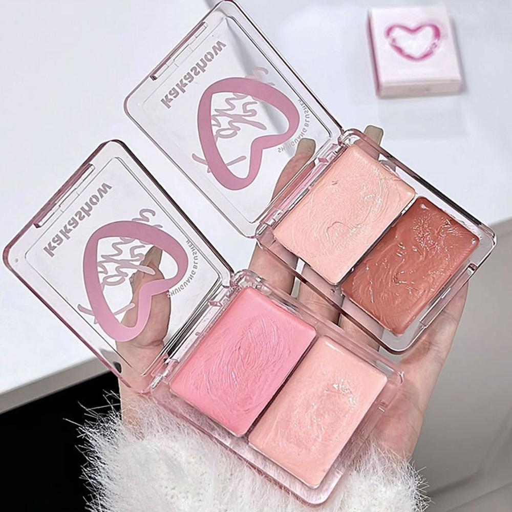 kakashow Кремовые румяна Dewy 10 г Легкое естественное сияние Стойкий наслаиваемый тинт для щек Для всех тонов кожи