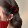 Женский бант Головной убор Бант Заколки для волос Инструменты для укладки волос Мини-заколки Бант Бархатная заколка