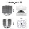Thermalright Peerless Assassin 120 MINI White CPU 6 Heat 120mm PWM 135mm Double Tower Cooler for AMD AM4 LGA Cooler, Pipes, TL-D12W Fan, Height,