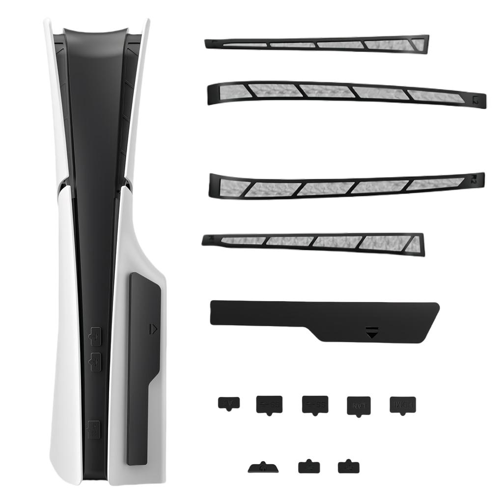 PhyiFlbey PS5 Slim Dust Dustproof Cover for PS5 with 9 Dustproof Heat Quick Easy Dustproof Cover for PS5 Compatible with Discs and Digital PS5 Slim