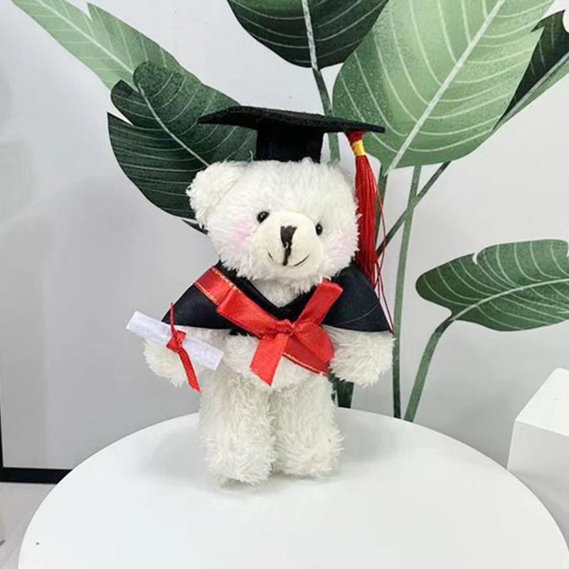 1 шт. Выпускной букет аксессуары товары для рукоделия плюшевый мишка мягкий докторский медведь DIY цветок выпускной докторский плюшевые мишки 13x8 см