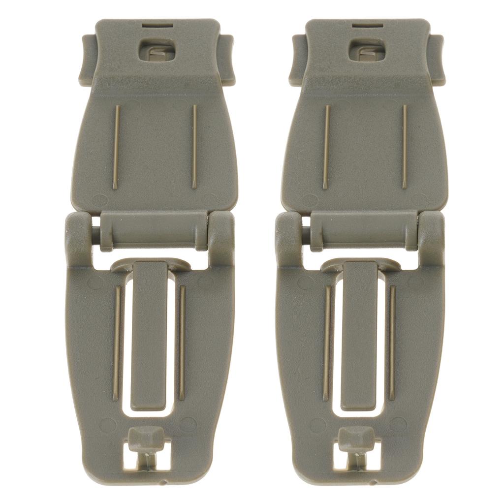 2Pcs/set Tactic Backpack Strap Management Clip for Webbing Multipurpose Backpack Strap Clip Webbing Dominator Buckle