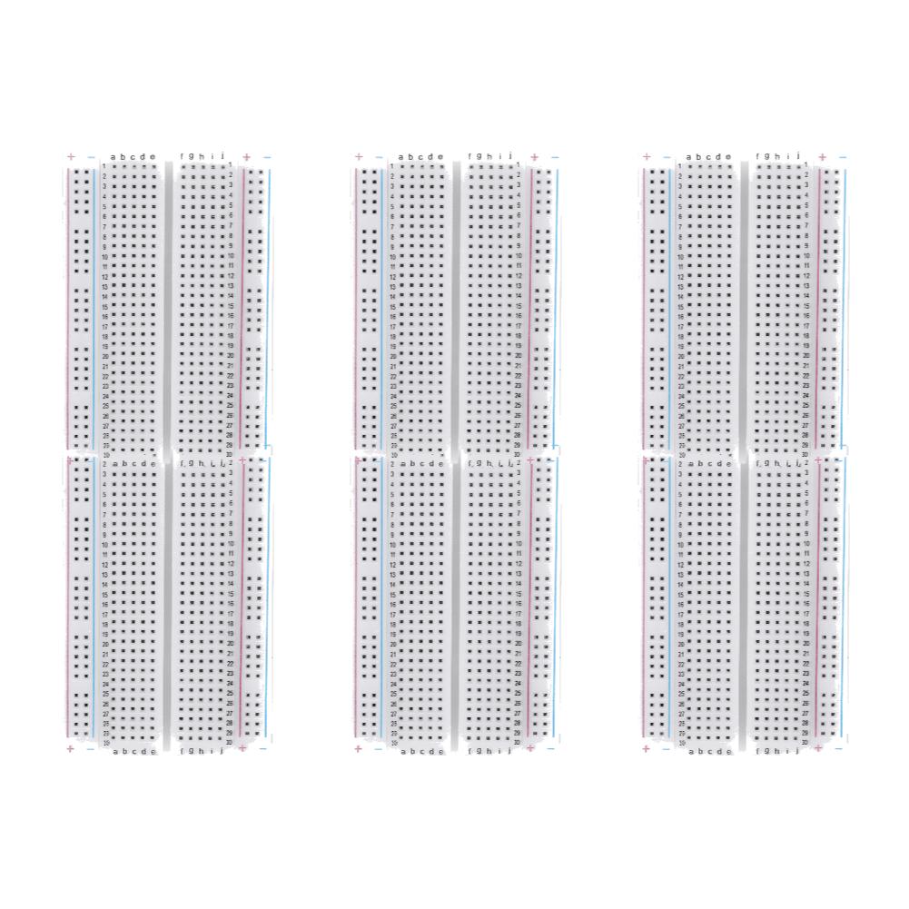 20-1PCS 400 Tie Points Solderless PCB Breadboard Spliceable Mini Universal Test Protoboard for Experiment Test Robot