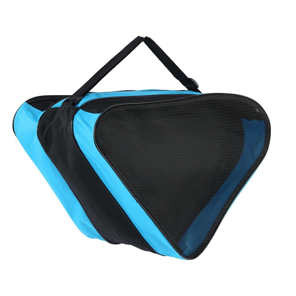 Сумка для роликовых коньков, утолщенная, 3 слоя, треугольная, водонепроницаемая, с регулируемым ремешком для