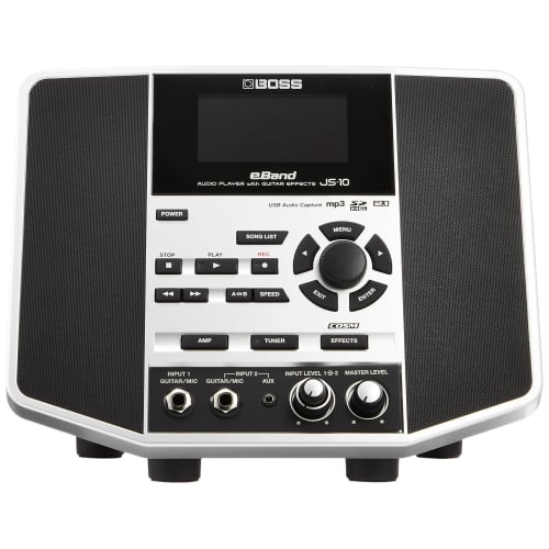 BOSS eBand JS-10 Guitar Practice Audio Player / Direct Guitar Connection / Equipped with GT-100-inspired Amps and Effects / Over 350 Backing Songs / B