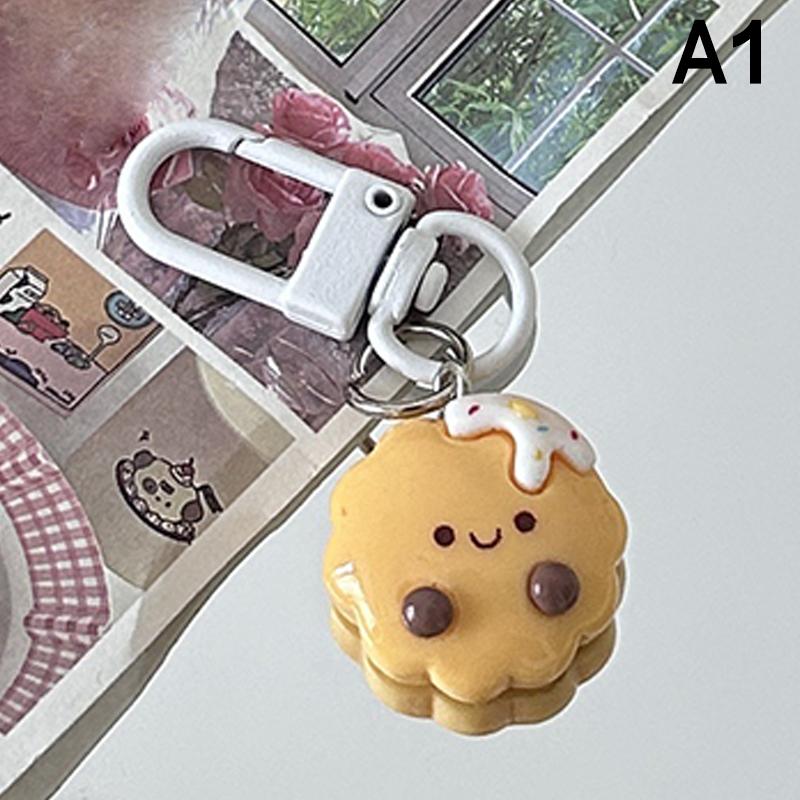 Брелок для ключей «Мультяшный десерт, печенье, торт, тост», сладкая кукла, подвеска, симпатичное животное, брелок для рюкзака, украшения, аксессуары