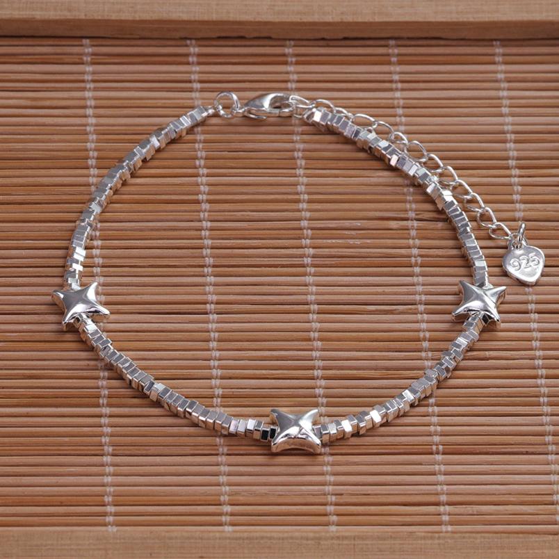 VENTFILLE 925 Sterling Silver Crushed Silver Strand Bracelet For Women Gift Irregular Trendy Jewelry Dropshipping Wholesale
