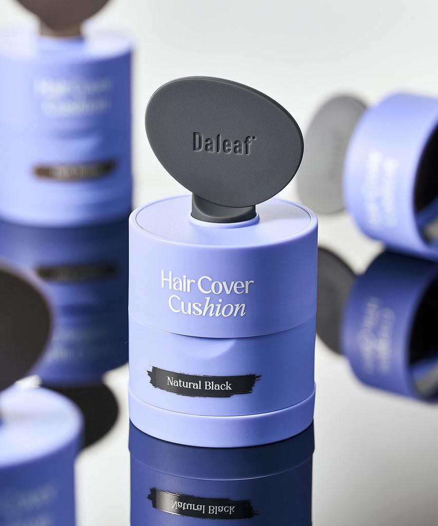 [Face Reduction] DALF Glam Dual Hairline Cover Cushion + (Gift) Volume Brush (Hair Shadow/Crown/Contouring/Waterproof/Easy Wash)