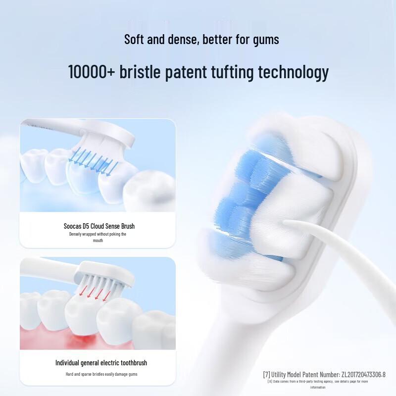 SOOCAS D5 Sonic Electric Toothbrush with Wall-Mounted Sterilizer