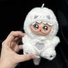 10cm Plush Dinosaur Outfit Set White Costume BJD Doll Clothes Only No Included