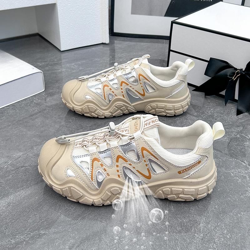 Летние туфли Hollow Dad Shoes Женская обувь Hollow Mesh Trend Ins Женская обувь Спортивная обувь Модная универсальная обувь для альпинизма