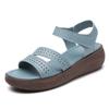 Platform Sandals Summer Woman Fashion Wedge Sandals Casual Platform Walking Sandalias Mujer Comfortable Non Slip Beach Shoes Wom