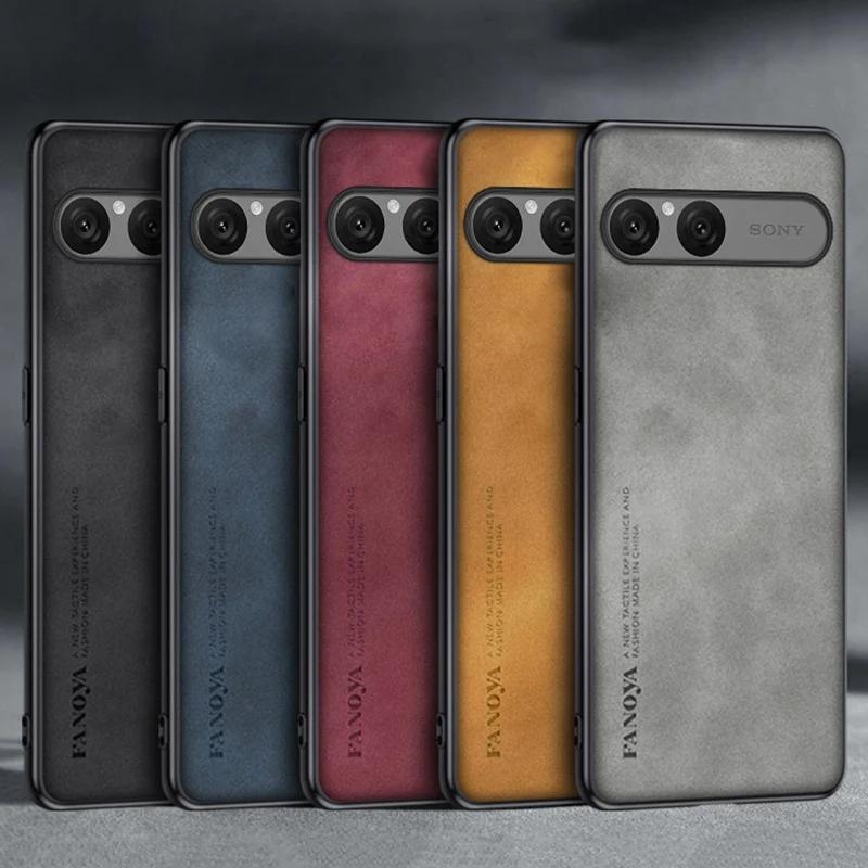 Для Sony Xperia 10 VII 10VII Чехол Роскошный Чехол из ПУ кожи для телефона Для Sony Xperia10 VII Задняя крышка Силиконовая Противоударная защита