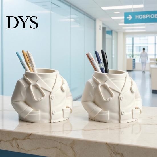 Органайзер для канцелярских принадлежностей для медсестер, Доктор, Форма медсестры, Подставка для ручек, 3D-печать, Смола, Органайзер для канцелярских товаров, Декоративное хранение, Клиники, Утяжеленный