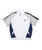Reebok Vector Block Short Sleeve Anorak - Off White: Blue