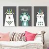 Indian Style Animals Art Decorative Painting Sofa Living Room Bedroom Frameless Posters Kindergarten Decor Back To The Future